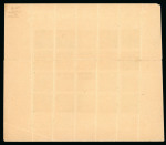 Stamp of Indian States » Soruth 1914 3p green pair of complete sheets of 20 showing the varieties imperf. vertically or imperf. horizontally