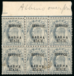 Stamp of Indian States » Indian States Collections and Lots Convention States: 1887-1940s accumulation in large, well filled stockbook and loose stockpages