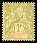 Stamp of Large Lots and Collections French Colonies - Africa: French Sudan, Senagambia and Niger,  Niger and Ubangi-Shari
