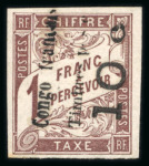 Stamp of Large Lots and Collections French Colonies - Congo: French Congo including 1891 5c on 1c, 5c on 25c, 15c on 25c (vertical surch)...