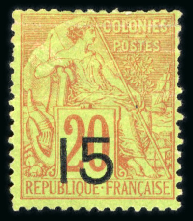 Stamp of Large Lots and Collections French Colonies - Senegal: 1887-1937 with early issues including 1887 15 on 20c