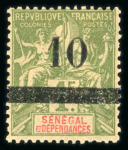 Stamp of Large Lots and Collections French Colonies - Senegal: 1887-1937 with early issues including 1887 15 on 20c