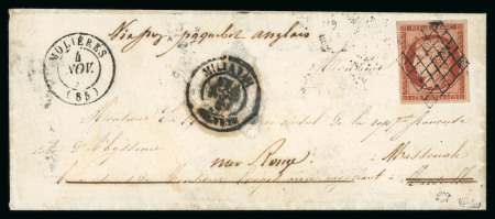 Stamp of France » Type Cérès de 1849-1850 1849, Lettre de Molières (Tarn et Garonne) adressée a un négociant à Marseille
