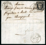 Stamp of France » Type Cérès de 1849-1850 1849, Lettre du 31 décembre 1848 de Besançon (Doubs)