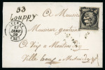 Stamp of France » Type Cérès de 1849-1850 1849, Lettre de Louppy (Meuse) pour Montmédy,
