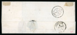Stamp of France » Type Cérès de 1849-1850 1849, Lettre de Etampes (Essonne) pour Avallon (Yonne),