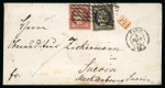 Stamp of France » Type Cérès de 1849-1850 1852, Lettre de Paris pour Schwerin (Duché de Mecklembourg-Schwerin), affranchissement à 1F20