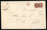Stamp of France » Type Cérès de 1849-1850 1849, Lettre recommandée de Angers (Maine et Loire)