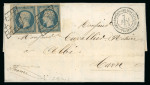 Stamp of France » Présidence de 1852 1854, Lettre du Corps Expéditionnaire d’Italie pour Albi (Tarn)