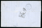 Stamp of France » Empire 1853-1862 1866, Lettre de Nantes (Loire Atlantique) pour Port Louis