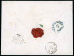 Stamp of German States » Hannover 1864-67 Amazing lot of eight covers from the famous Comte de Reiset correspondence