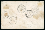 Stamp of France » Empire 1853-1862 1868, Lettre de Le Vigan (Gard) pour Ponce (Porto Rico) ayant voyagé par paquebot français,