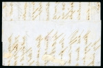 Stamp of Finland 1857 Finland letter from Wiborg to Sordavala, bearing 10k carmine obliterated by boxed Wiborg