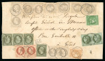 Stamp of France » Emission de Bordeaux 1870 1871, Devant de lettre envoyée au Consul Général de Monaco à Genes (Italie),