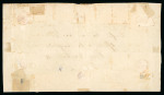 Stamp of France » Emission de Bordeaux 1870 1871, Devant de lettre envoyée au Consul Général de Monaco à Genes (Italie),