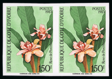 Stamp of Colonies françaises » Colonies Francaise Collections et Lots (Après Indépendance) Côte d'Ivoire  (1983) : Y&V n°675A/C**, 4 séries Epreuves