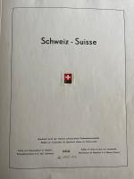 Stamp of Large Lots and Collections Switzerland in an album, mint and used collection 1850/1957.