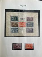 Stamp of Large Lots and Collections Hungary mint **/* collection 1915/1947. With good complete
