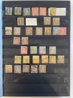 Stamp of Large Lots and Collections In a stockbook, mixed collection of world countries.