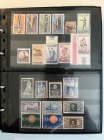 Stamp of Large Lots and Collections On many stockcards, very fine lot with stamps and sets