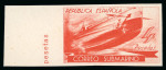 Stamp of Spain Spain 1938 Submarine service, cpl.set, min sheet & proofs
