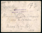 Stamp of Egypt » Postal History 1905 wreck cover France, Egypt, SS Cairo