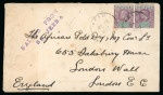Stamp of Thematics » Crash & Wreck Mail 1907 wreck cover Gold Coast, Great Britain SS JEBBA