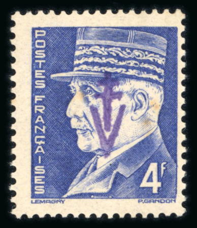 Stamp of France » Libération Sylvanes les Bains (Aveyron): type Pétain, Mayer n°28-30*,