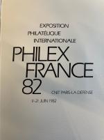 Stamp of France » Émissions à partir de 1900 Luxueux livre-souvenir avec sa reliure édité pour PHILEXFRANCE