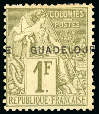 Stamp of Large Lots and Collections French Colonies - Guadeloupe: 1884-1935 with useful early issues
