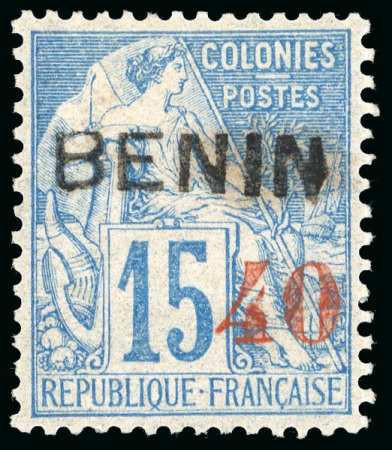 Stamp of Colonies françaises » Dahomey French Colonies - Dahomey: Benin including 1892 o/pt 4c to 1f...