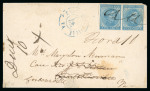 Stamp of United States » Confederate States Confederate States 1861-64, group of six fine covers and three stamps