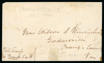 Stamp of United States » Confederate States Confederate States 1861-64, group of six fine covers and three stamps