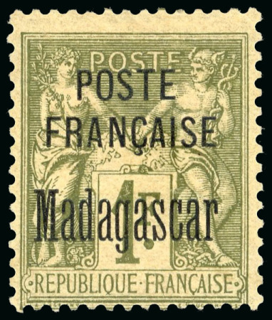 Stamp of Large Lots and Collections French Colonies - Madagascar: 1895-1936 including 1895 5c to 40c plus 75c and 1f,...