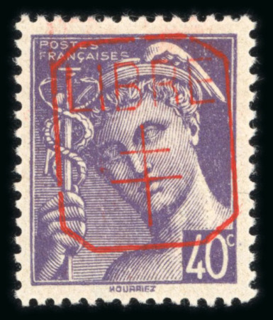 Stamp of France » Libération Mornant (Rhône): Type Mercure, série des "4", référencée
