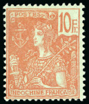 Stamp of Large Lots and Collections French Colonies - Indo-China: 1886 Cochin-China (4), 1888 Annan and Tongking (5), Indochina