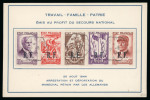 Stamp of France » Libération Neuilly sur Seine (Seine): Bande Travail Famille Patrie,