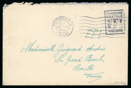 Stamp of France » Libération Poitiers (Vienne): Référencée Mayer, lettre datée