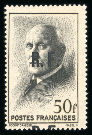 Stamp of France » Libération Poitiers (Vienne): Type Pétain,50 francs Noir, Mayer