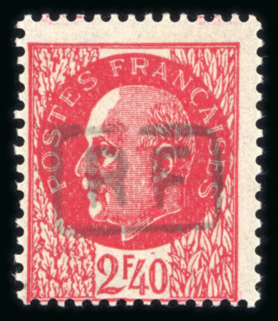 Stamp of France » Libération Poitiers (Vienne): Type Pétain , 2F40 ruge, Mayer n°29