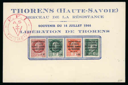 Stamp of France » Libération Thorens (Haute-Savoie): Type Pétain, série Mayer N°1/4