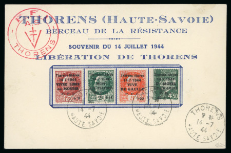 Stamp of France » Libération Thorens (Haute-Savoie): Type Pétain, série Mayer N°5/8