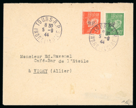 Stamp of France » Libération Tours-Ravenel (Indre et Loire): Type Pétain, référencé