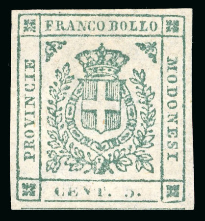 Stamp of Italian States » Modena 1859 Modena Gov. Prov. complete set, hinged