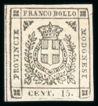 Stamp of Italian States » Modena 1859 Modena Gov. Prov. complete set, hinged