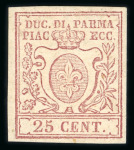 Stamp of Italian States » Parma 1857-59 Parma 3rd issue complete set mint hinged