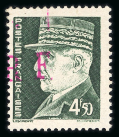 Stamp of France » Libération Niort (Deux Sèvres): Type Pétain, Mayer n°12 **, cote