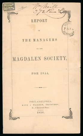 Stamp of United States » Carrier Issues US local post stamps and carriers 1846-60, a very interesting lot of seventeen letters