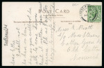 Stamp of Great Britain » King George V » 1911-12 Downey Head Issues 1911-12 1/2d green with error perf. 14 tied to picture postcard of Gorleston-on-Sea