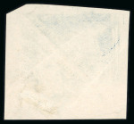 Stamp of South Africa » Cape of Good Hope 1s reprinted plate proof pair from the defaced plate (done in the early 20th Century) in blue on wove paper,